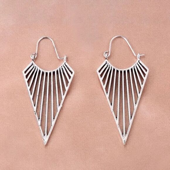 Boho hoop earrings N877 - Picture 1 of 4